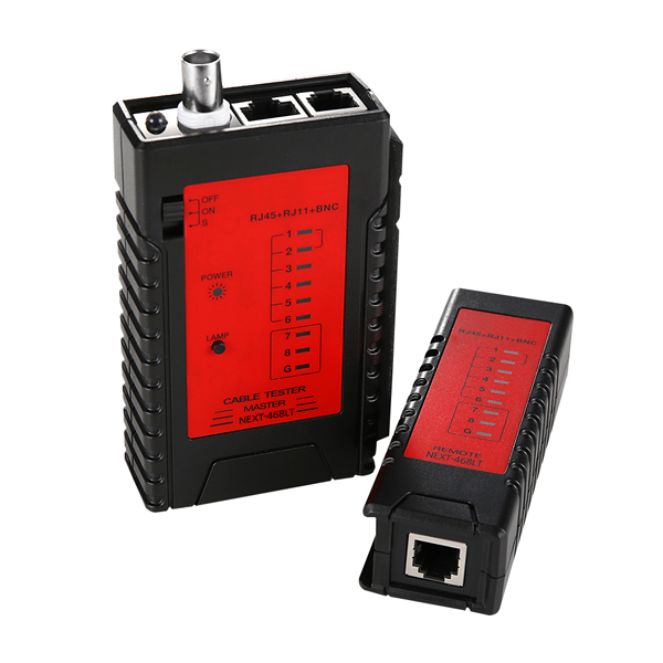 랜 케이블 테스터기 RJ45+RJ11+BNC NEXT-468LT - 상품 이미지
