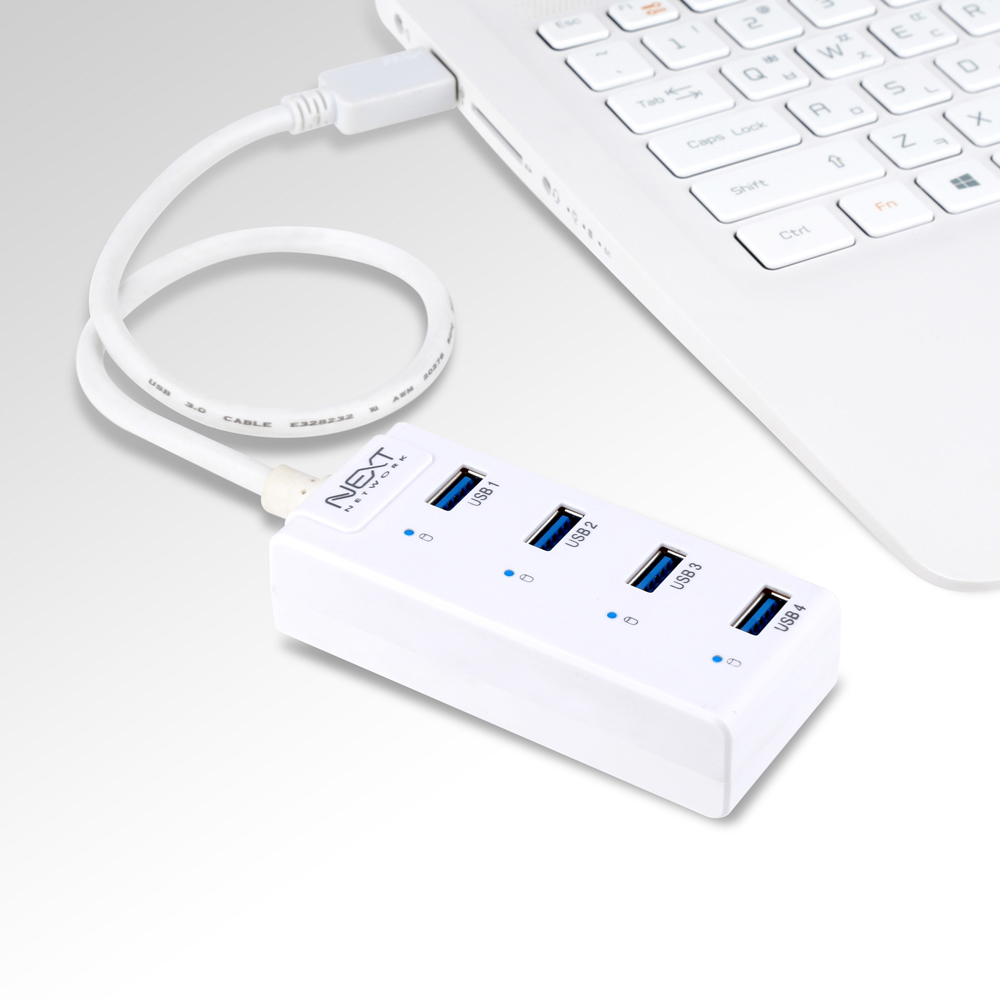 넥스트 NEXT-505UH USB3.0 4포트 무전원 USB허브 케이블 일체형 - 상세 이미지 4
