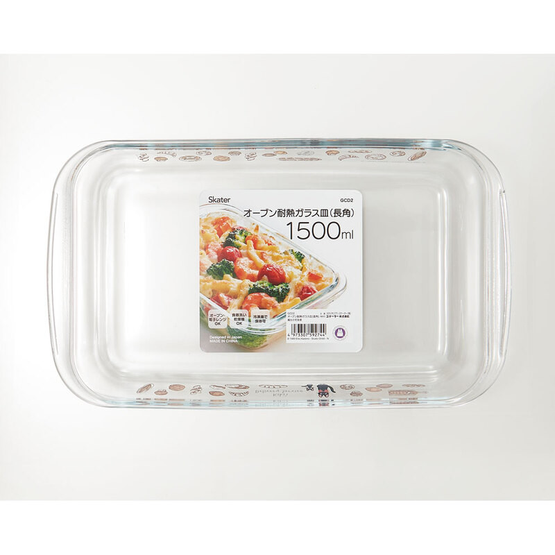 [발주상품 2~4 영업일 발송예정] 스케이터 무민 키친 캐릭터 내열유리 조리 접시 1500ml GCD2 - 주방·식기 - 하카타몰