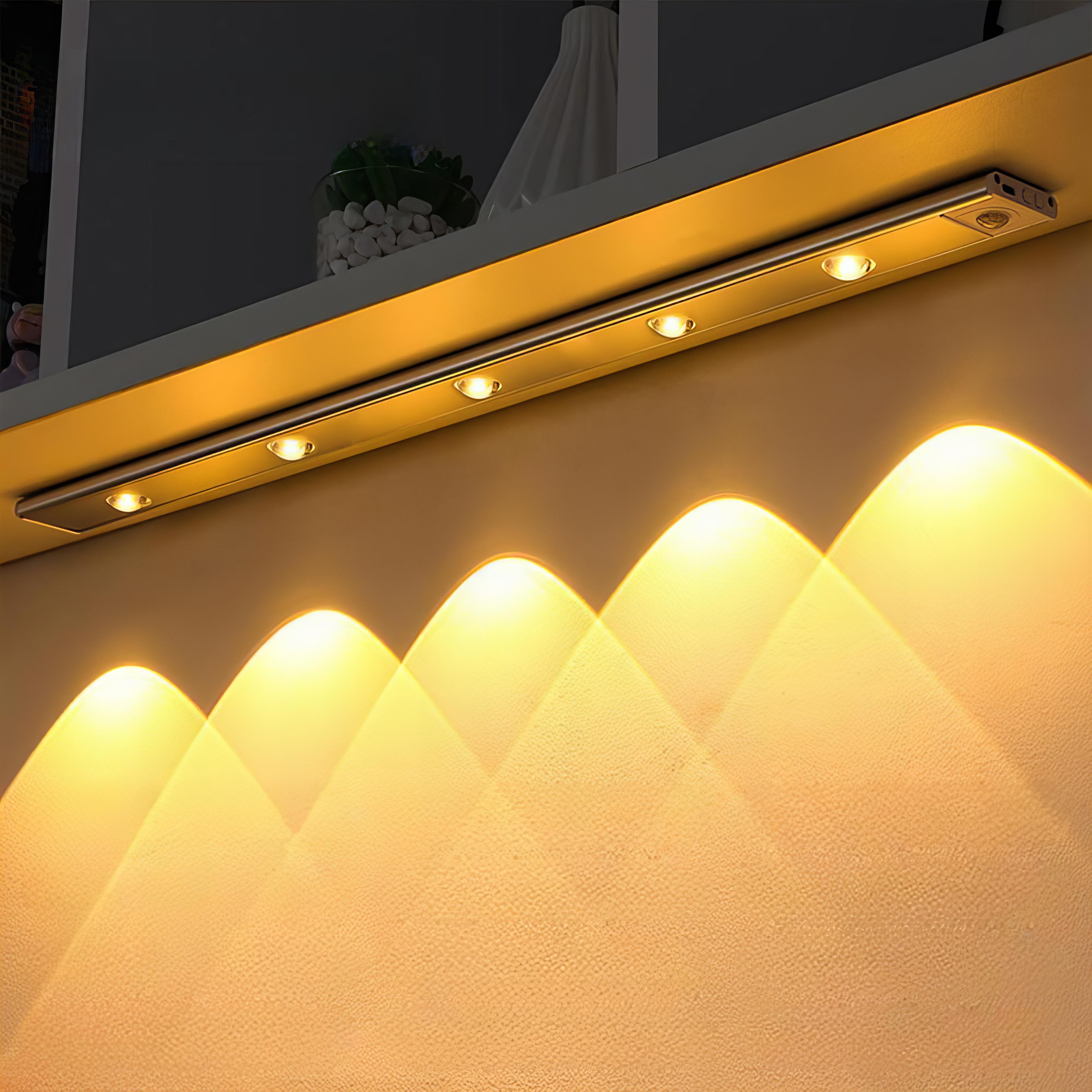 붙이는 인테리어 무선 LED 센서등 40cm 신발장 현관센서등