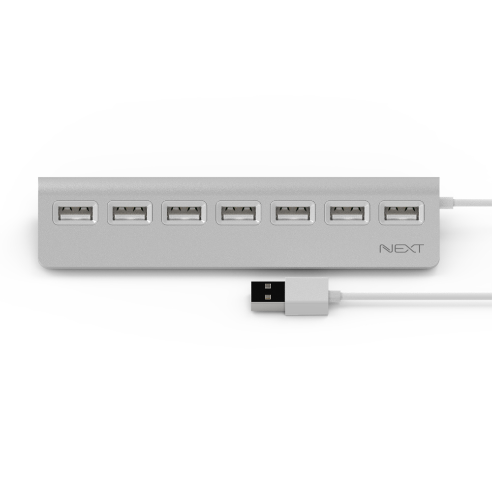 USB 2.0 7포트 무전원 허브 80Cm NEXT-717UH - 상세 이미지 5