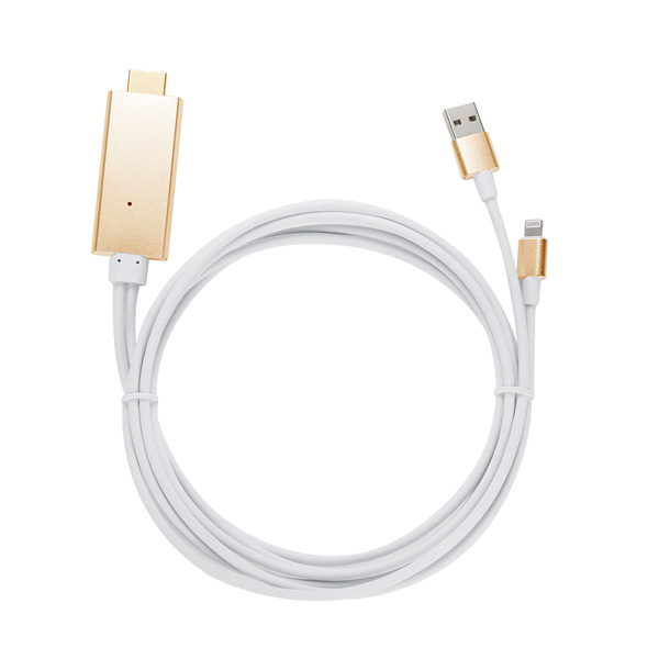 아이폰 TV연결 미러링 HDMI 케이블 2M NEXT 820A - 상품 이미지