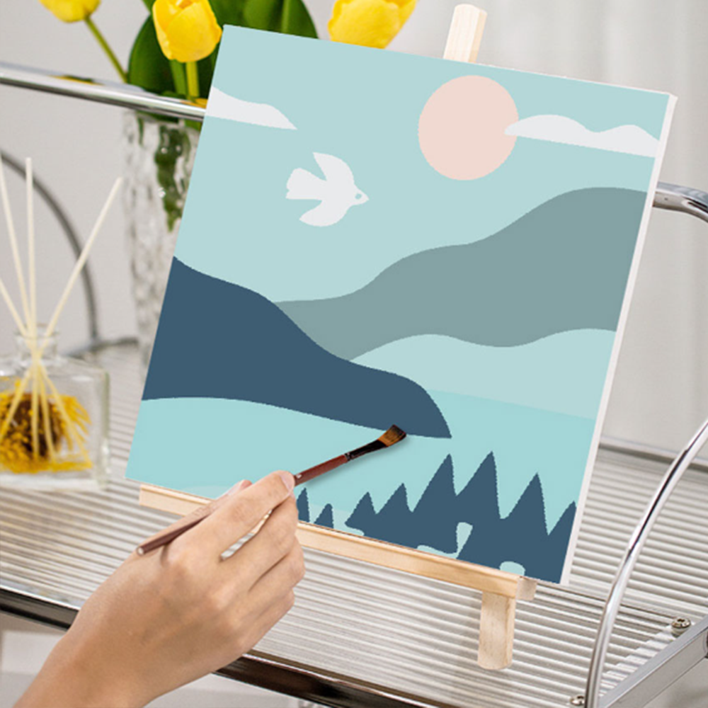 DIY 유화 색칠하기 캔버스 명화 그림 그리기 집콕 집순이 취미 페인팅 공부 어른 태교 - 상품 이미지
