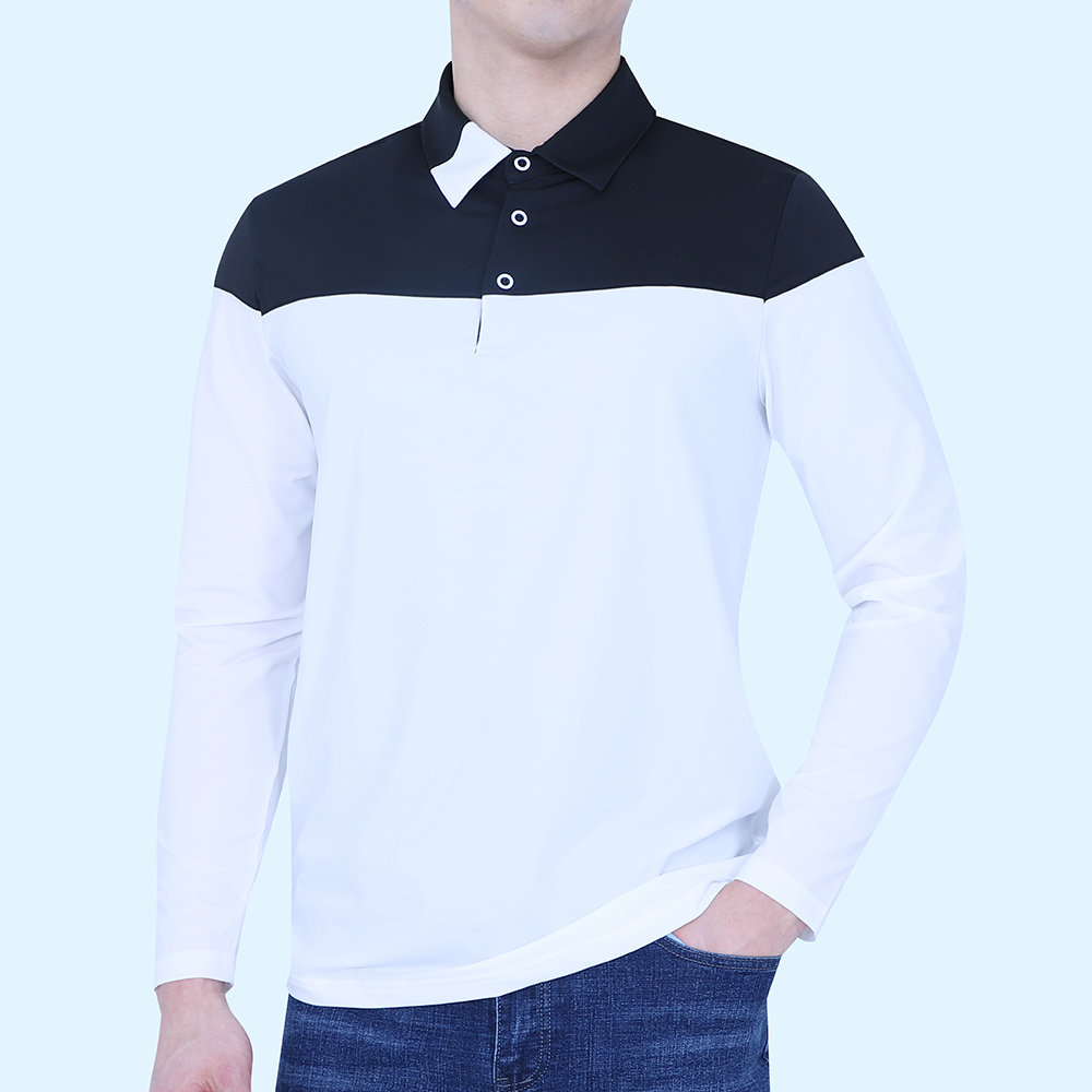 남자 골프 티셔츠 여름 긴팔 카라티 기능성 셔츠