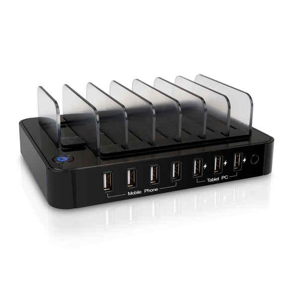 이지넷유비쿼터스 NEXT-07AC 7포트 USB 멀티 충전기 급속 초고속 충전 - 메인 이미지
