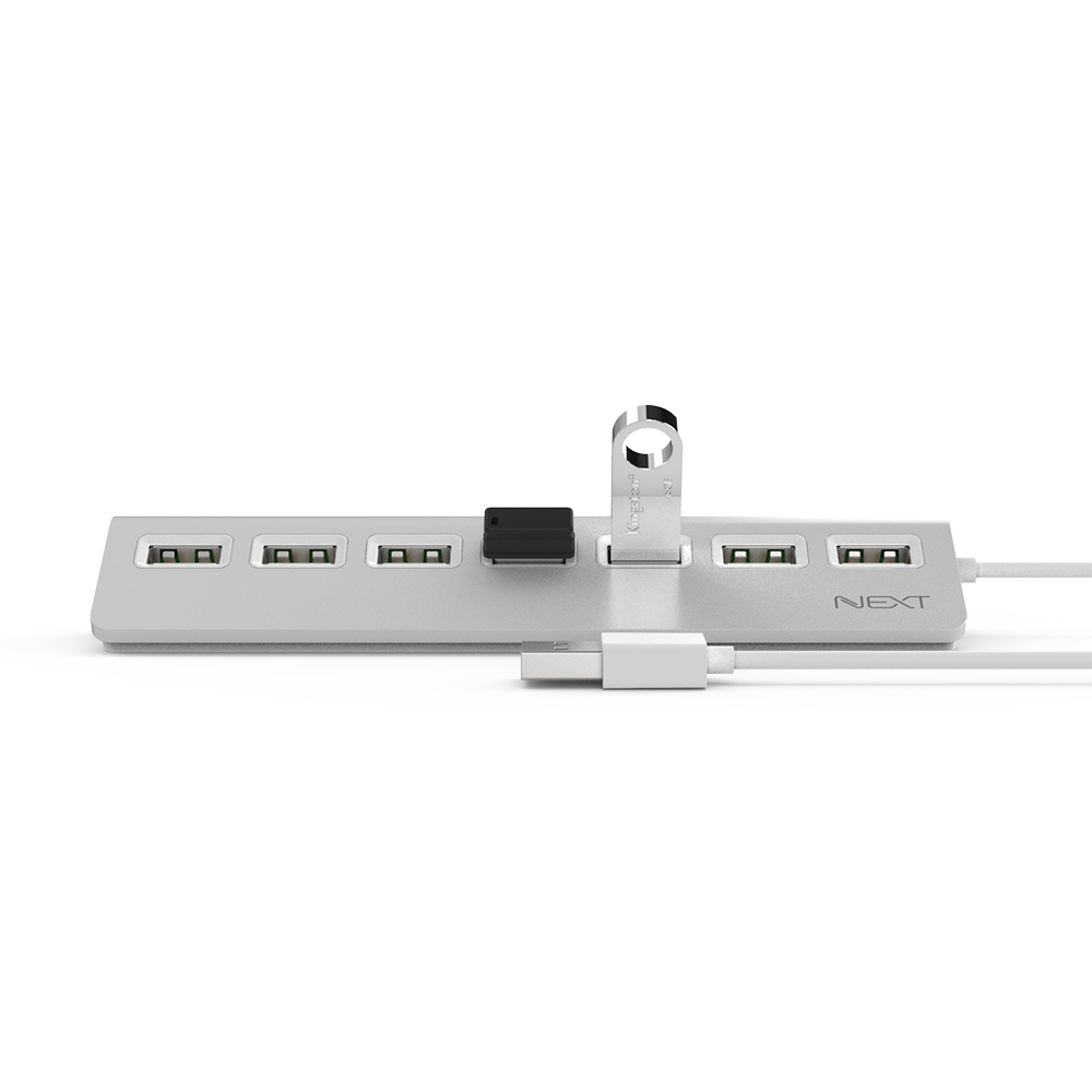 USB 2.0 7포트 무전원 허브 80Cm NEXT-717UH - 상세 이미지 2