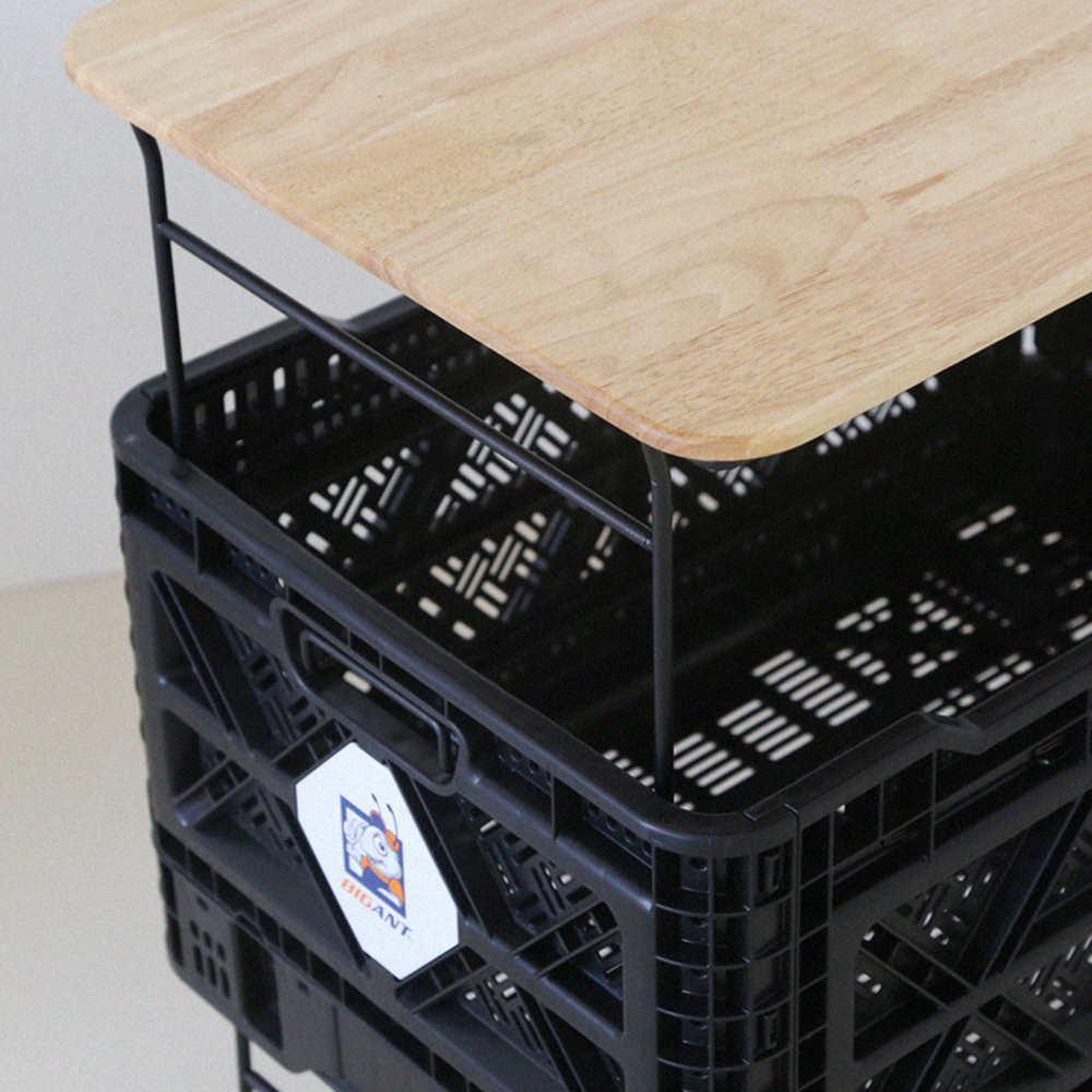 롬버스 폴딩박스 다리 랙 59리터 캠핑 빅앤트 호환 받침대 렉