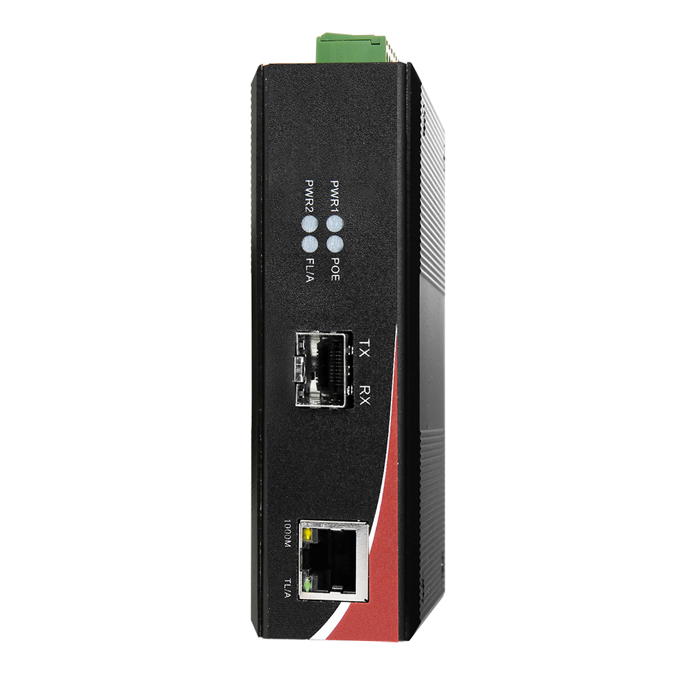 넥스트유 산업용 1G POE 1포트 광컨버터 3000SFP-POE - 상품 이미지