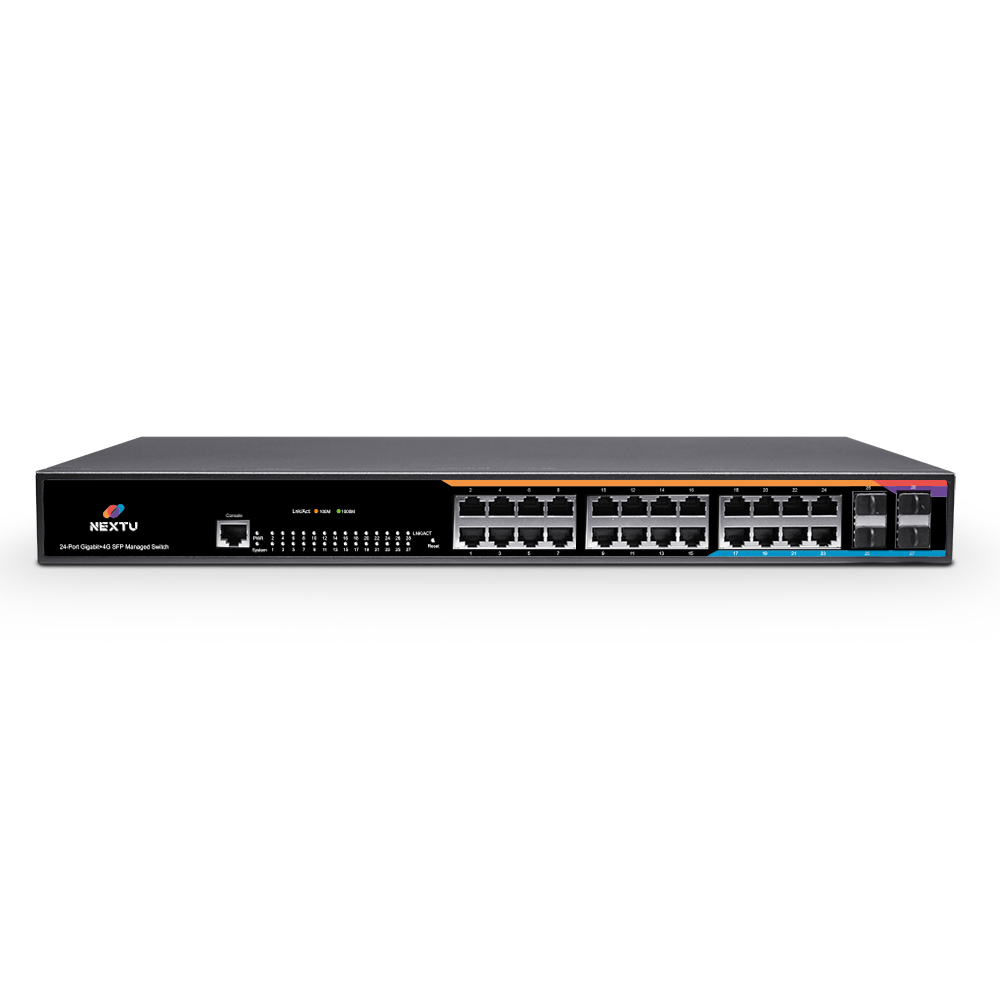 넥스트 NEXT-3028GL2-SFP 24포트 기가비트 1G 4SFP+ 관리형 스위칭허브 - 상품 이미지