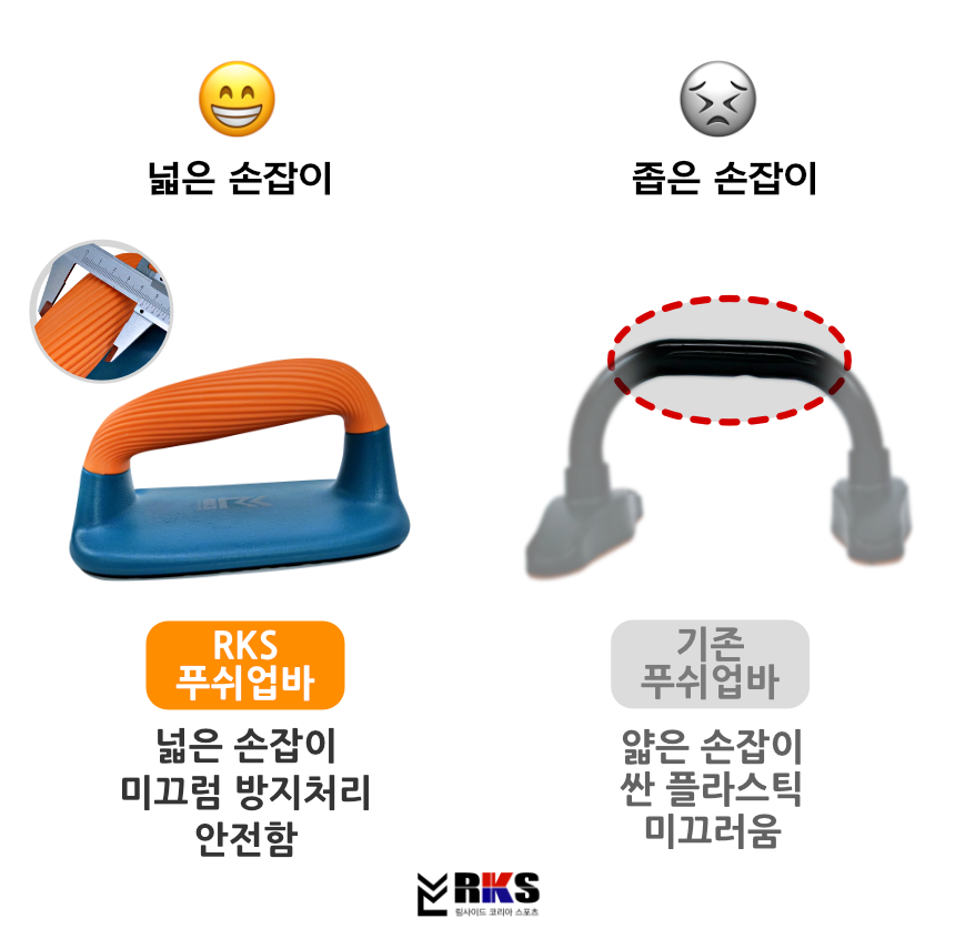 링사이드코리아 푸쉬업바 전완근 손목강화 / 복싱 홈트 팔굽혀펴기 스트롱 운동기구 이미지 6