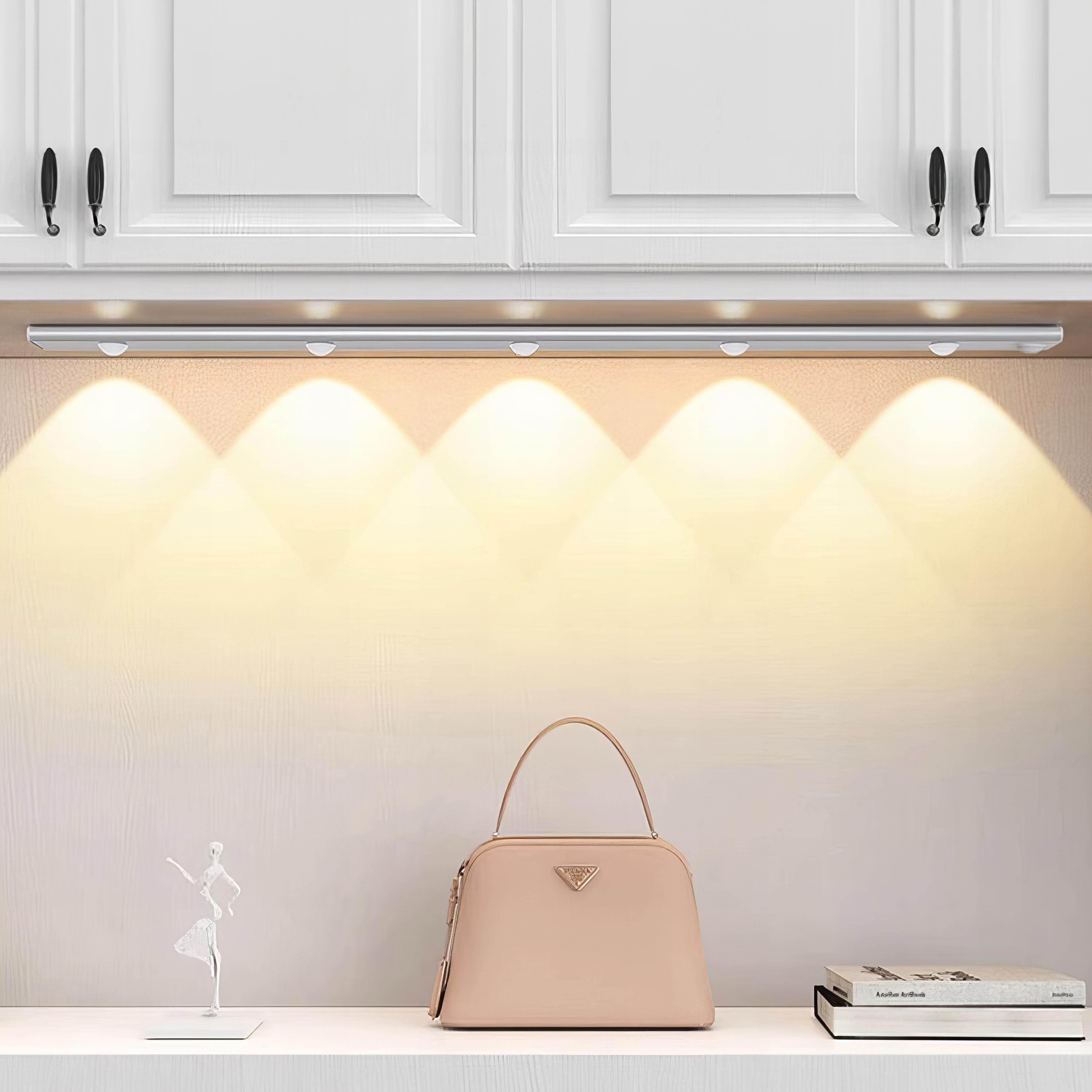 붙이는 인테리어 무선 LED 센서등 40cm 신발장 현관센서등