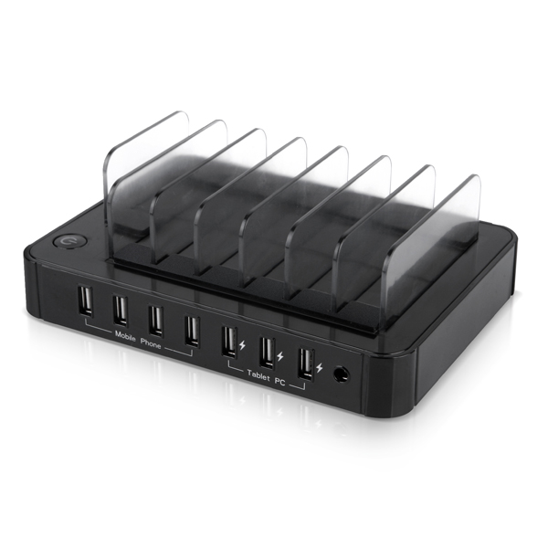 이지넷유비쿼터스 NEXT-07AC 7포트 USB 멀티 충전기 급속 초고속 충전 - 상세 이미지 2