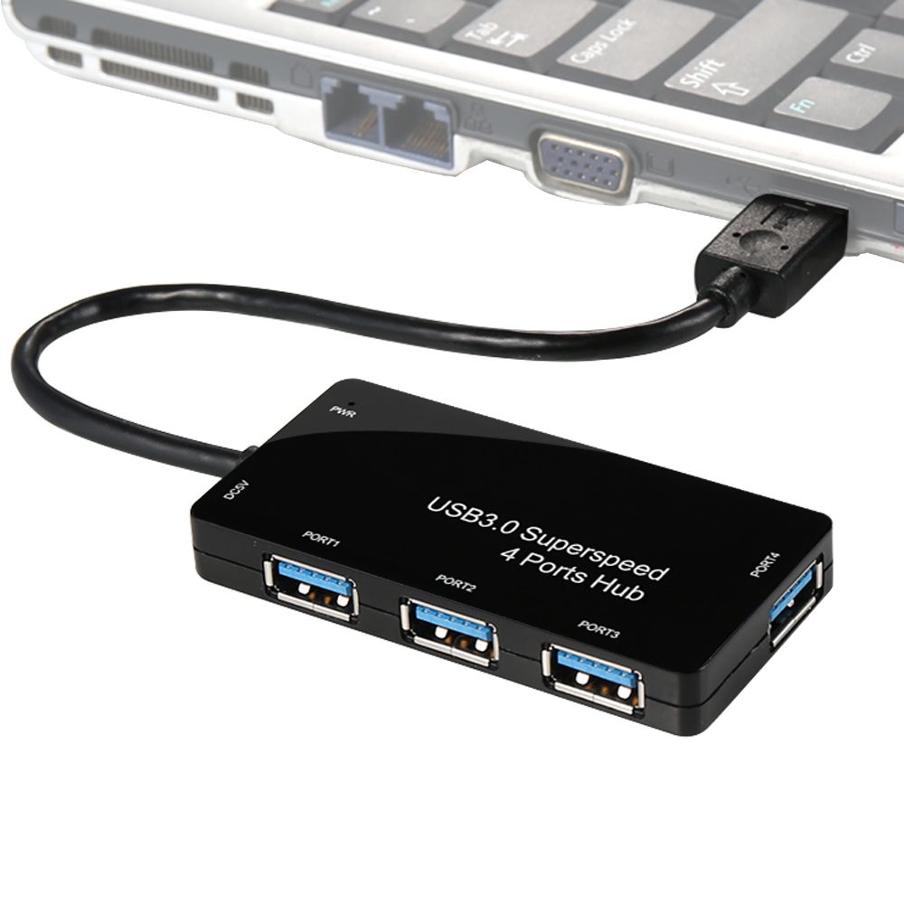 NEXT-414U3 USB3.0 4Port USB HUB / 5Gbps / 무전원USB허브 / 전원연결 소켓제공 - 상세 이미지 3