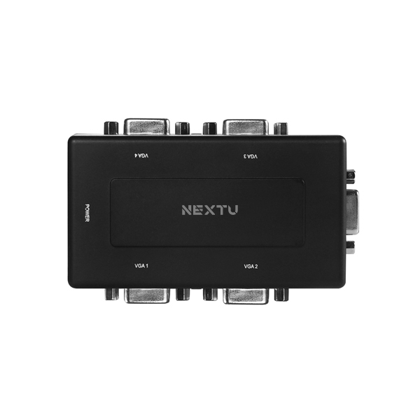 1:4 VGA RGB D-SUB 모니터 분배기 공유기 확장기 4대연결 NEXT 2304VSP 이미지 2