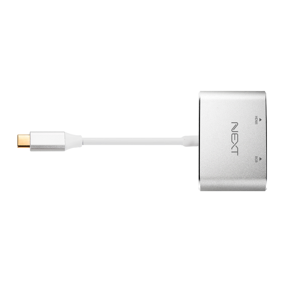 TYPE-C to HDMI/VGA 컨버터 확장,복제 동시출력지원 NEXT 2252TCHV - 상세 이미지 3