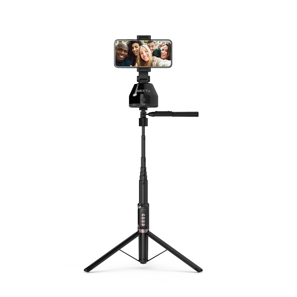 넥스트유 스마트폰 휴대용 블루투스 핸드폰 삼각대 브이로그 유튜브 BT1150T - 상품 이미지