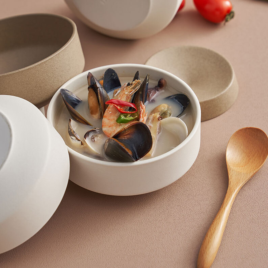 라씨에뜨 딜로 신혼 식기 그릇세트 13종, 2인용(윈터화이트), 1세트 - 상세 이미지 2