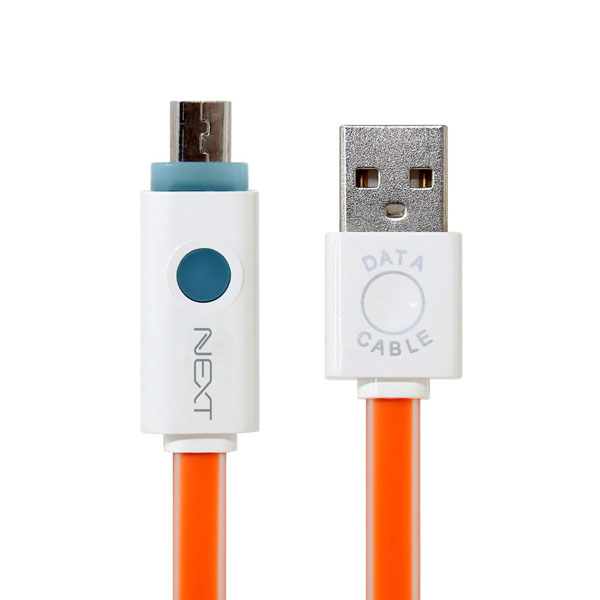 넥스트유 LED 점등 고속 충전 마이크로 5핀 케이블 565QMC