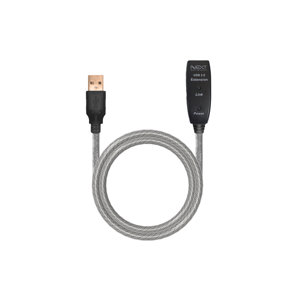 넥스트유 USB 2.0 리피터 무전원 거리 연장 케이블 5m, 1개 - 상세 이미지 2