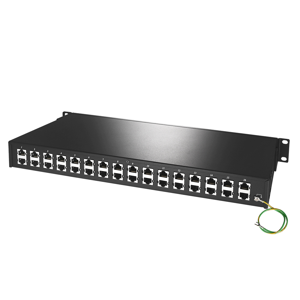 16포트 POE 서지보호기 렉타입 낙뢰보호 반응속도 1ns이하 최대 4KV NEXT-1616SP-P - 상세 이미지 4