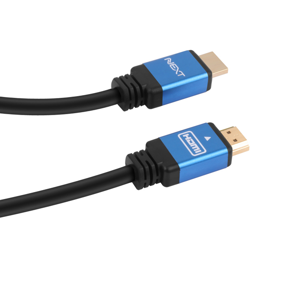 넥스트유 HDMI Ver1.4 4K 블루메탈 고급형 케이블 2m, 1개 - 상세 이미지 2