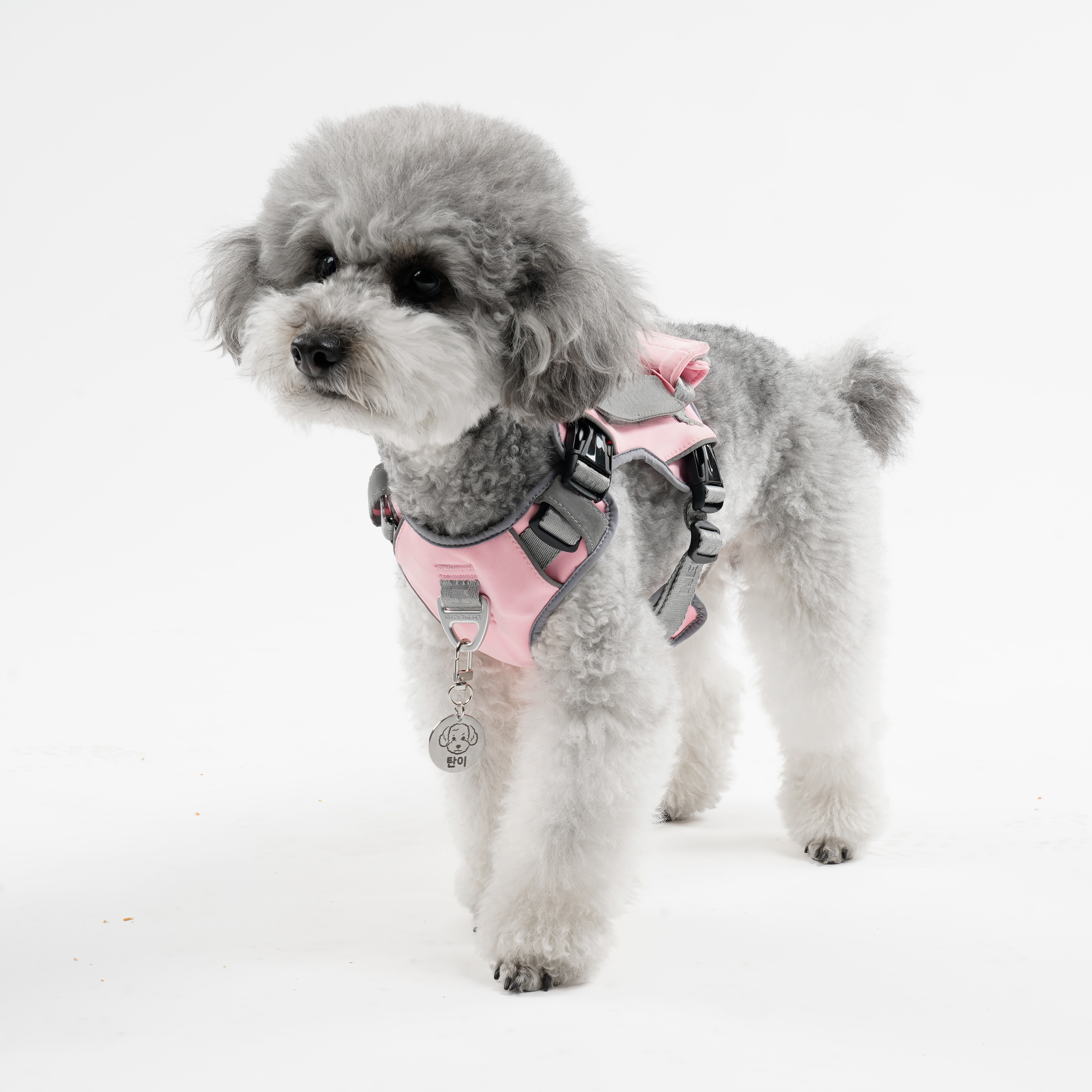 인터라켄 에어쿨링 강아지 H형 여름 하네스 옷 소형견 앞섬방지 앞고리 XXS