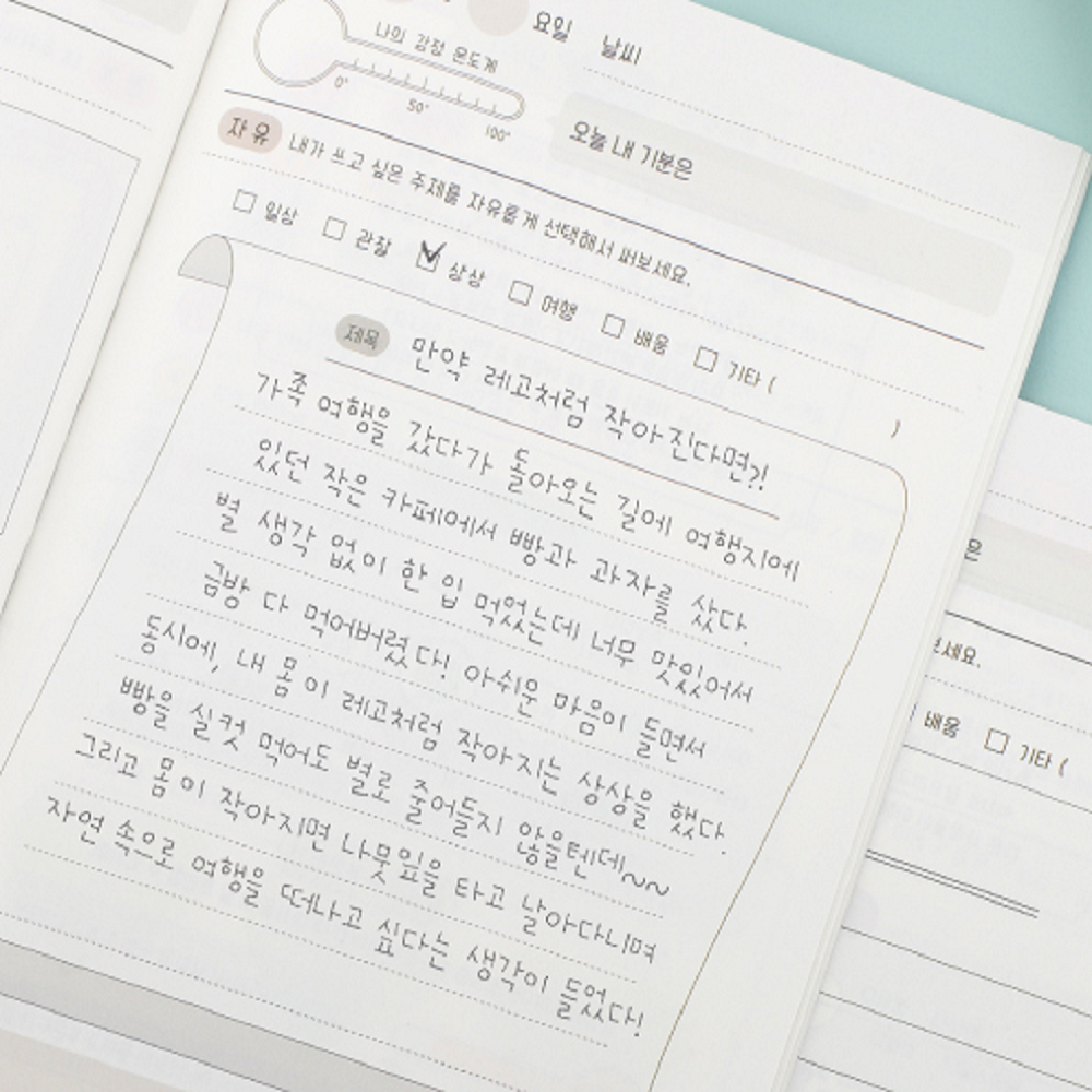 감정 일기 초등학생 그림 일기장 - 상세 이미지 3