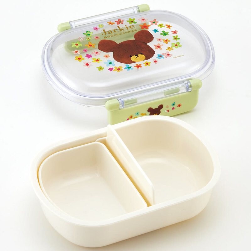 [발주상품 2~4 영업일 후 발송예정] 스케이터 꼬마 곰학교 재키 캐릭터 항균 도시락 런치박스 360ml QAF2BAAG - 주방·식기 - 하카타몰