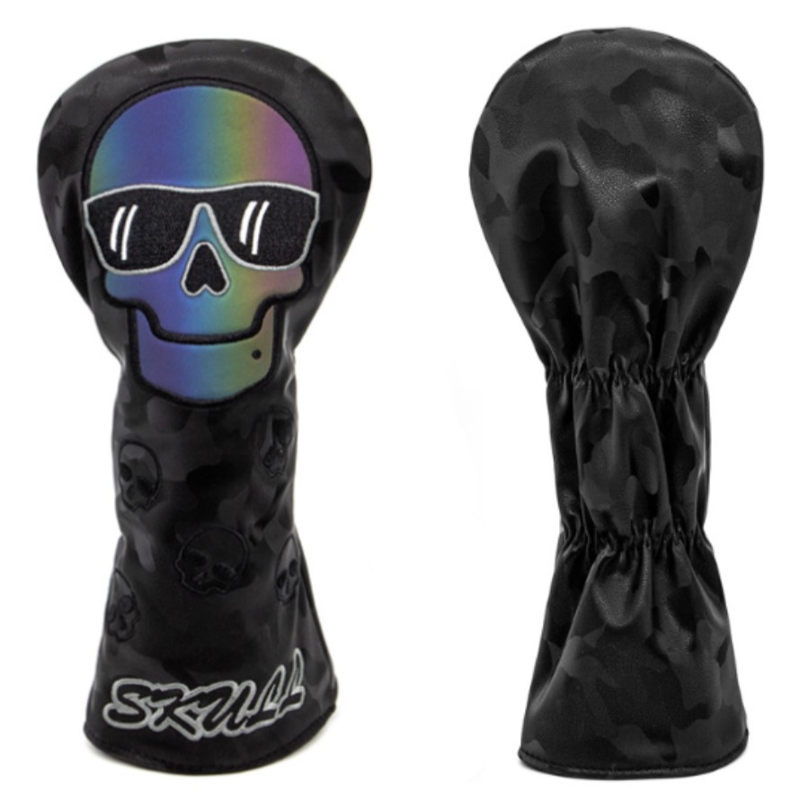 홀로그램 골프 드라이버 커버 골프 클럽 드라이브 골프채커버 블랙