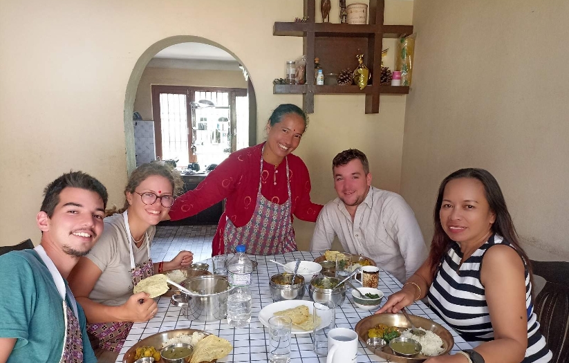 네팔 카트만두  음식 쿠킹 클래스 이미지 3