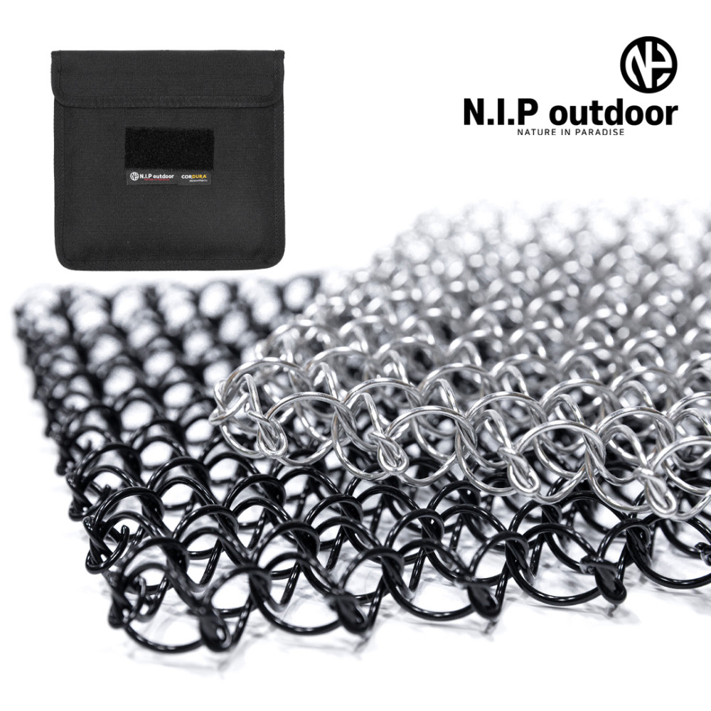 N.I.P 와이어 팟 실버 / 캠핑 냄비받침 코일 스탠드