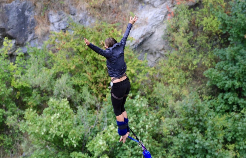 네팔  포카라 번지 점프 체험 이미지 2