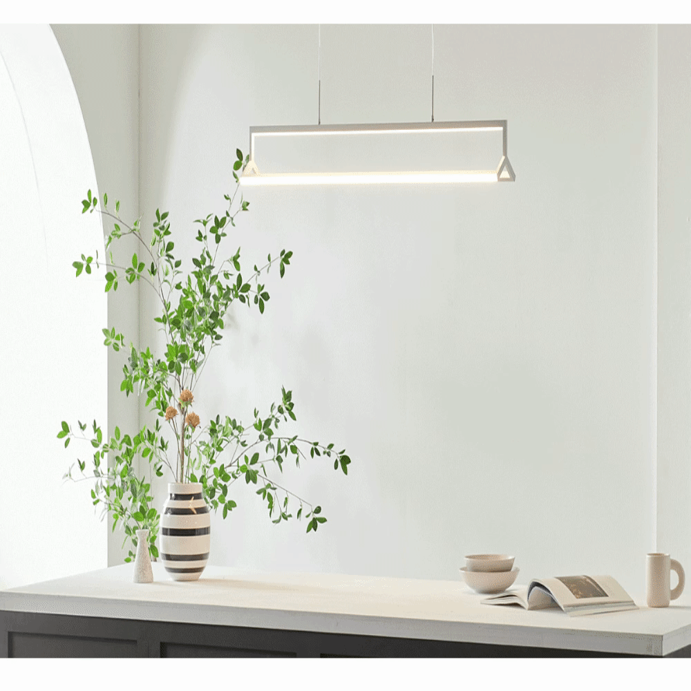 무료+당일배송/KS인증 6인용식탁등 LED 50W 펜던트 주방 식탁등 화이트 - 상세 이미지 2