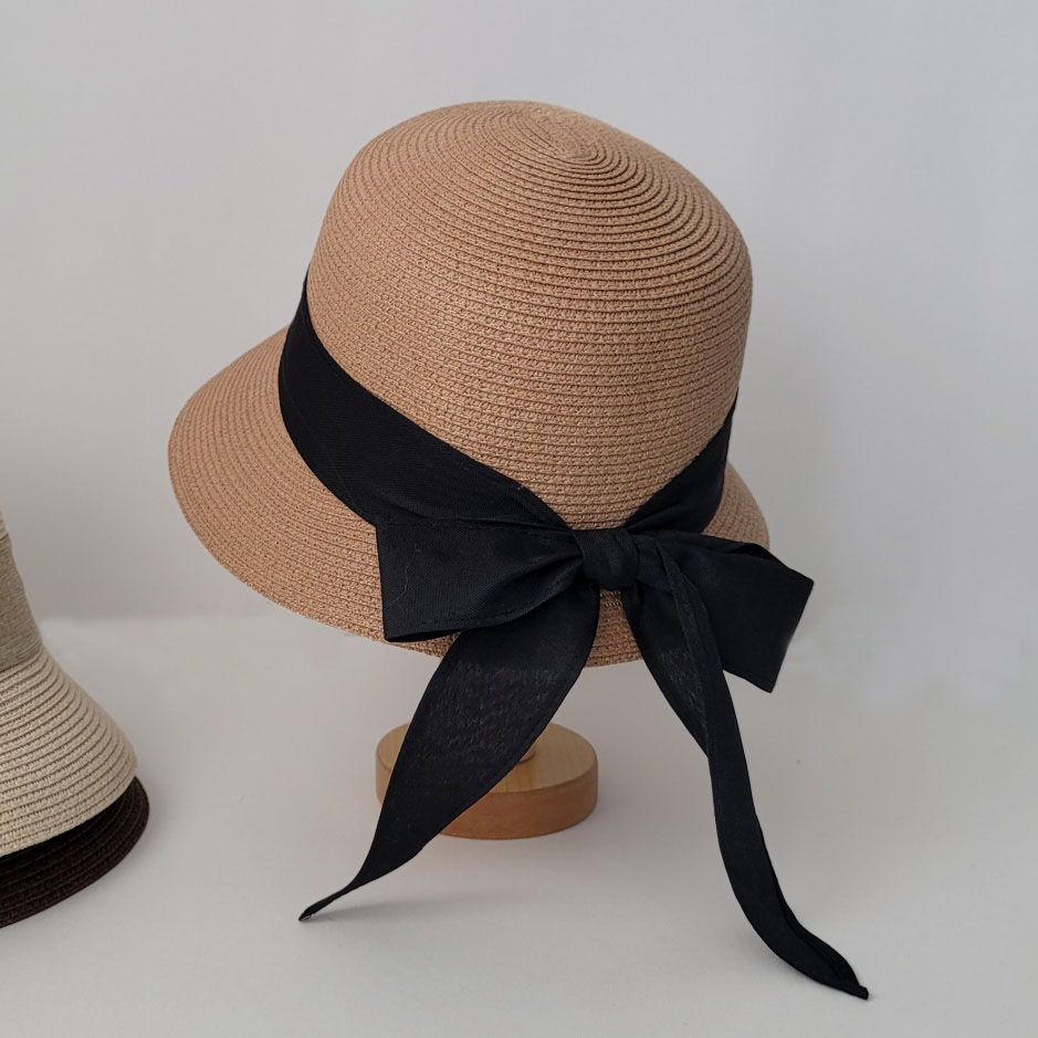 여성 여름 밀짚 밀집 모자 챙넓은모자 산책 와이드챙 자외선차단 리본 명품 버킷햇 모자