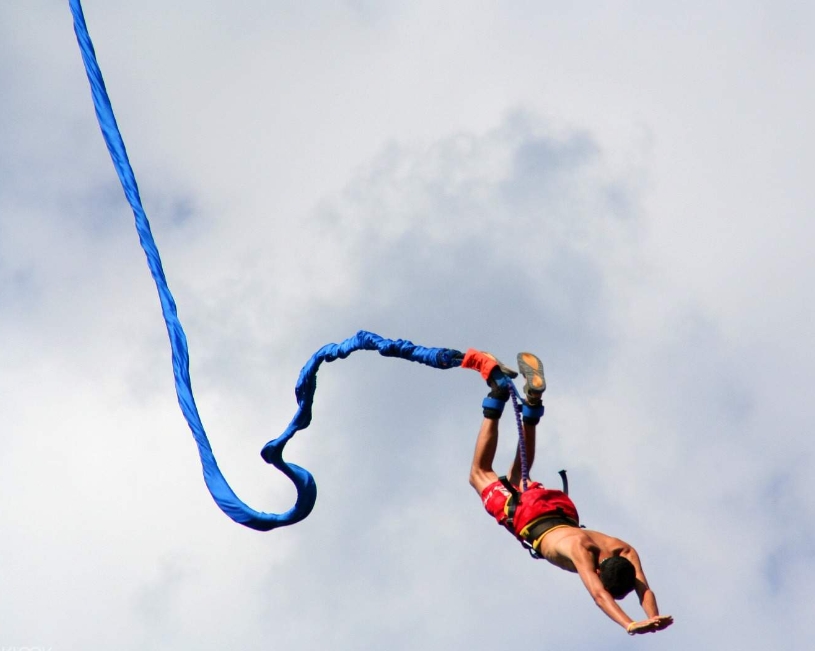 네팔  포카라 번지 점프 체험 이미지 4