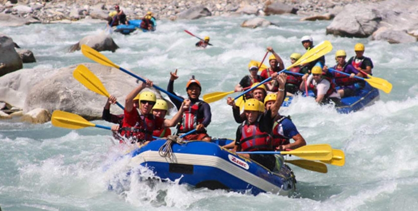 네팔  포카라 세티 강 상류 래프팅 투어 이미지 4