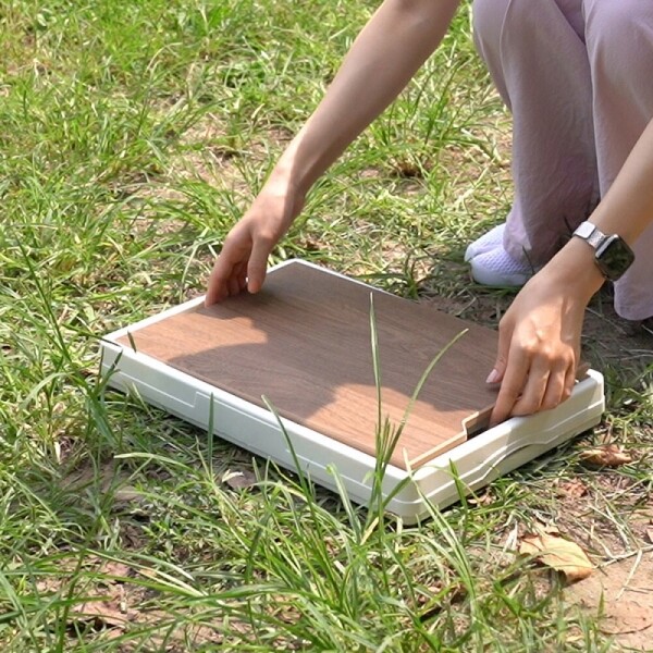 폴딩 접이식 캠핑박스 30L 55L 카고테이블 차량용 밀크박스 미니멀캠핑 - 상세 이미지 3