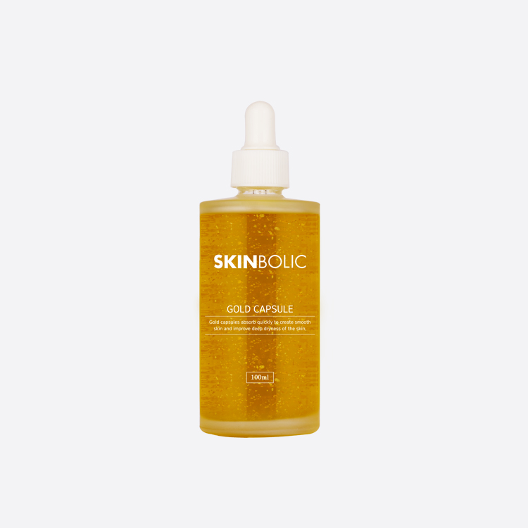 스킨볼릭 골드 캡슐 세럼 100ml 탄력 수분 주름개선 고농축 앰플 이미지 1