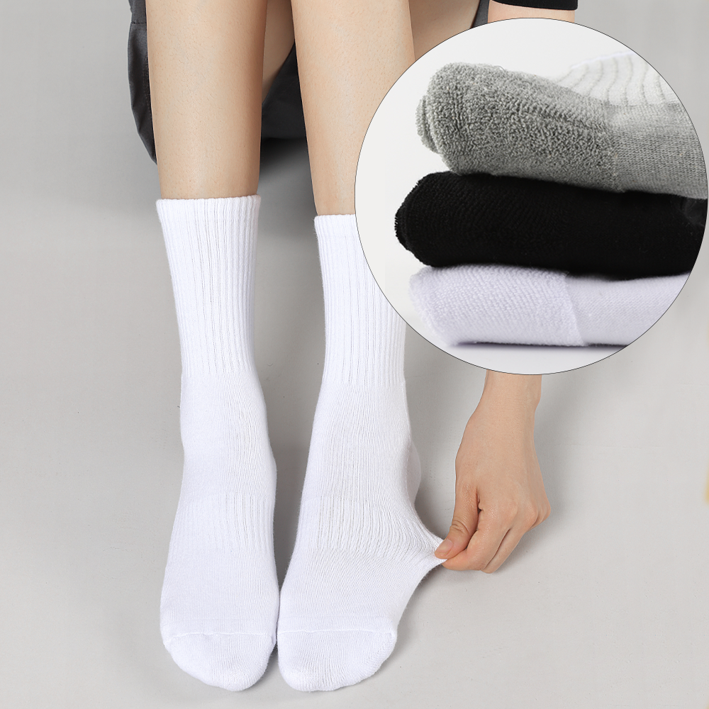 에멜강스 스포츠양말 두꺼운 쿠션 땀흡수 남자 단목 발목 양말 10켤레 세트 - 상세 이미지 4