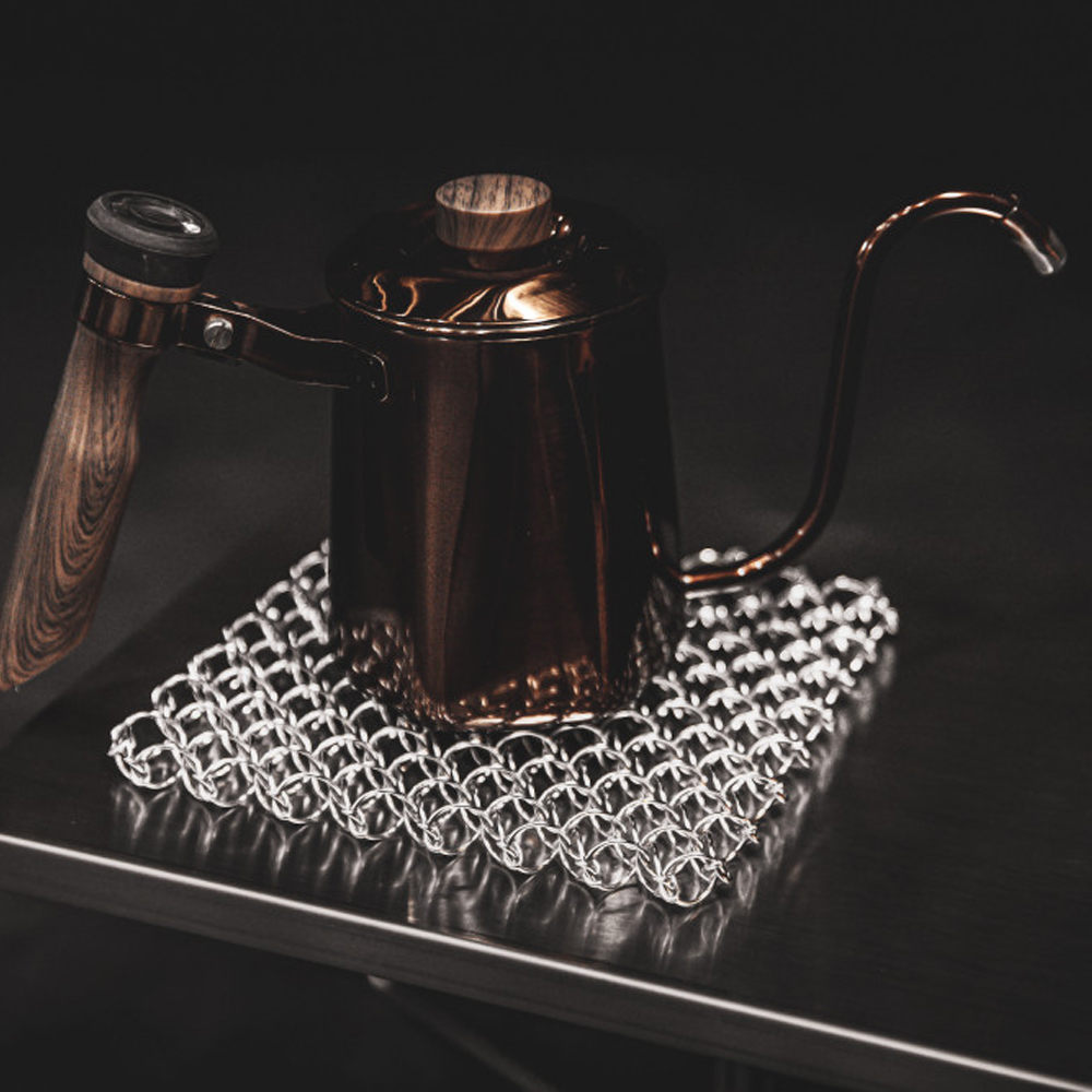 N.I.P 와이어 팟 실버 / 캠핑 냄비받침 코일 스탠드