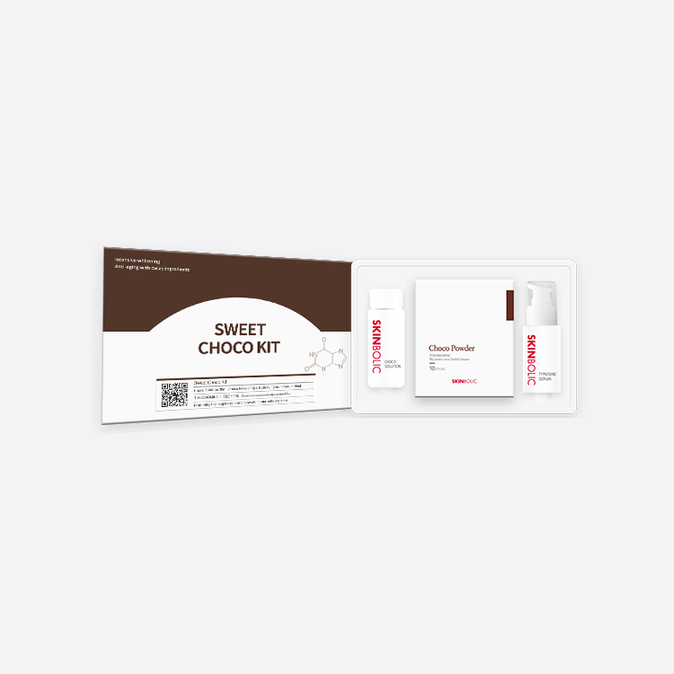 스킨볼릭 스윗 초코 키트 KIT 카카오 성분 집중 미백 안티에이징 관리 - 상품 이미지
