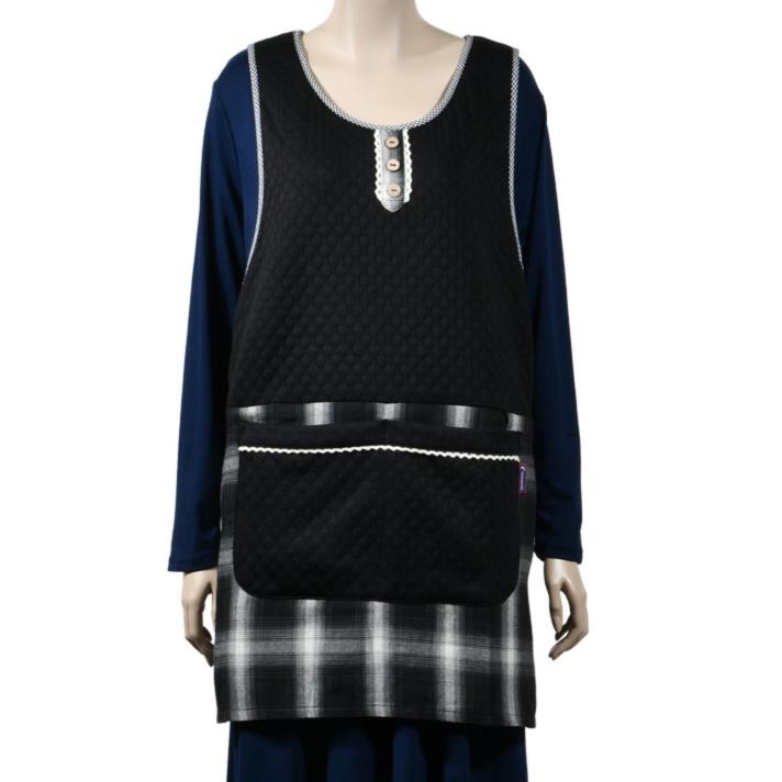 따뜻한 겨울용 앞치마 가게 영업용 앞치마 요양원 요양사 간병인 앞치마