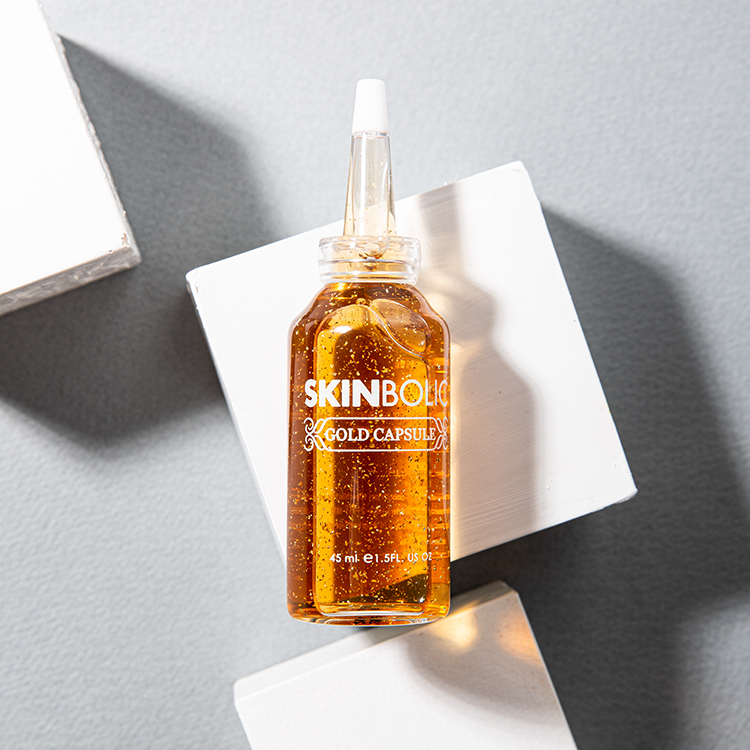스킨볼릭 골드 캡슐 세럼 45ml 탄력 수분 주름개선 고농축 앰플 이미지 2