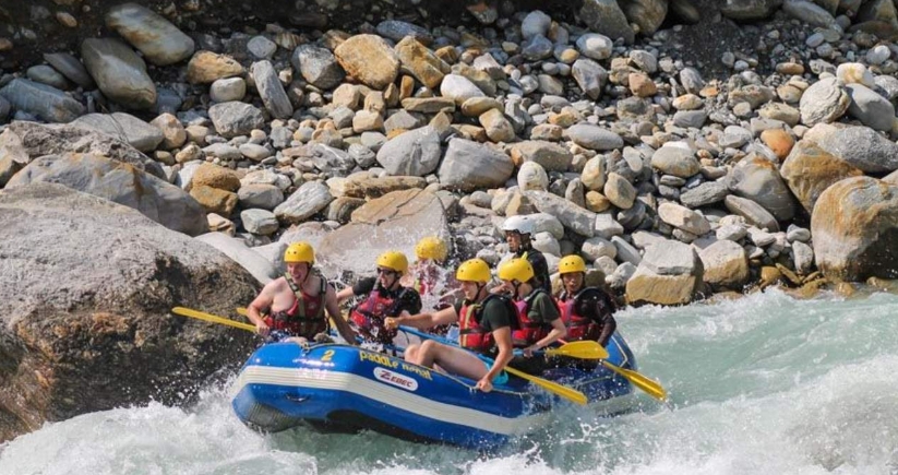 네팔  포카라 세티 강 상류 래프팅 투어 이미지 3