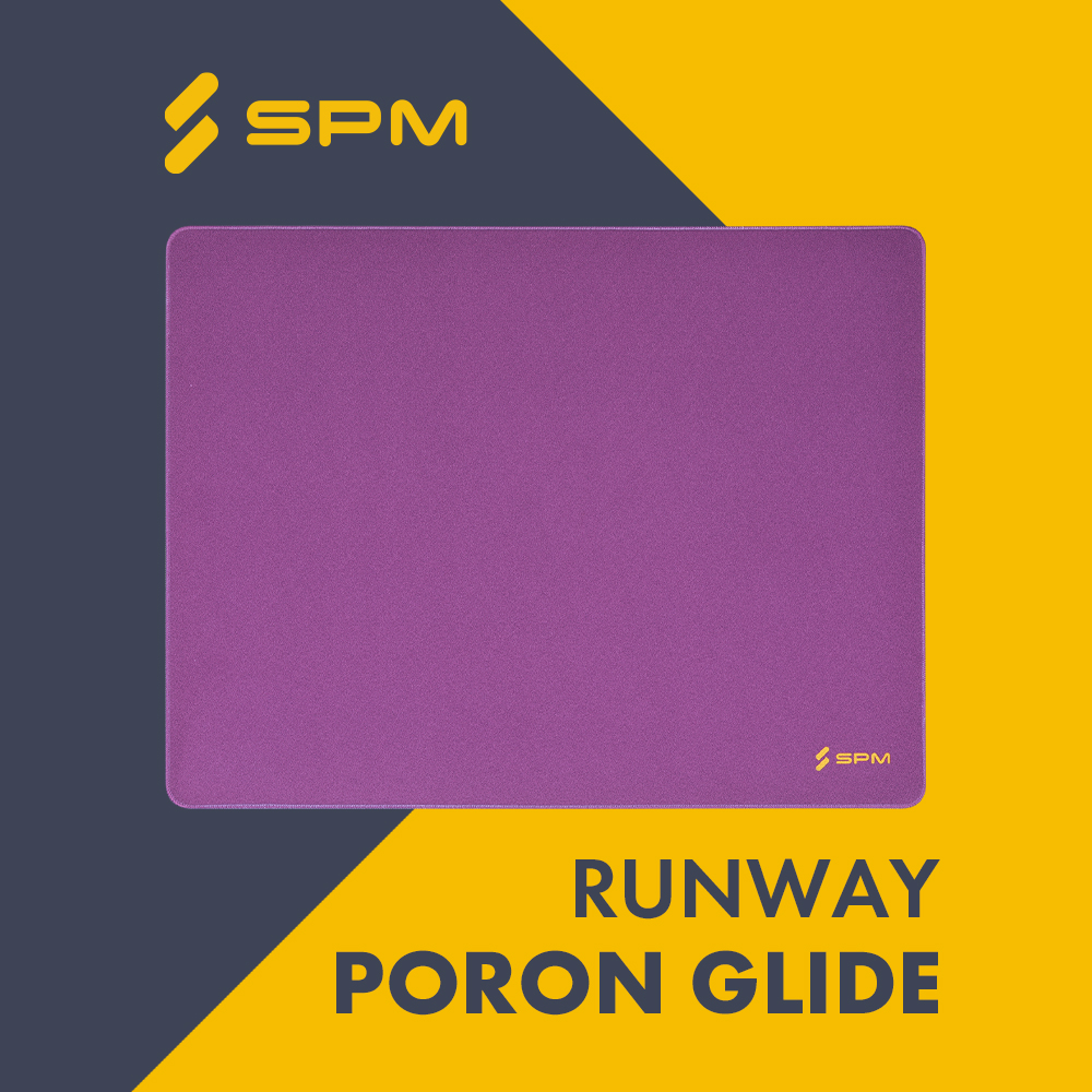 SPM RUNWAY PORON GLIDE 런웨이 포론 글라이드 게이밍 마우스패드 - 메인 이미지