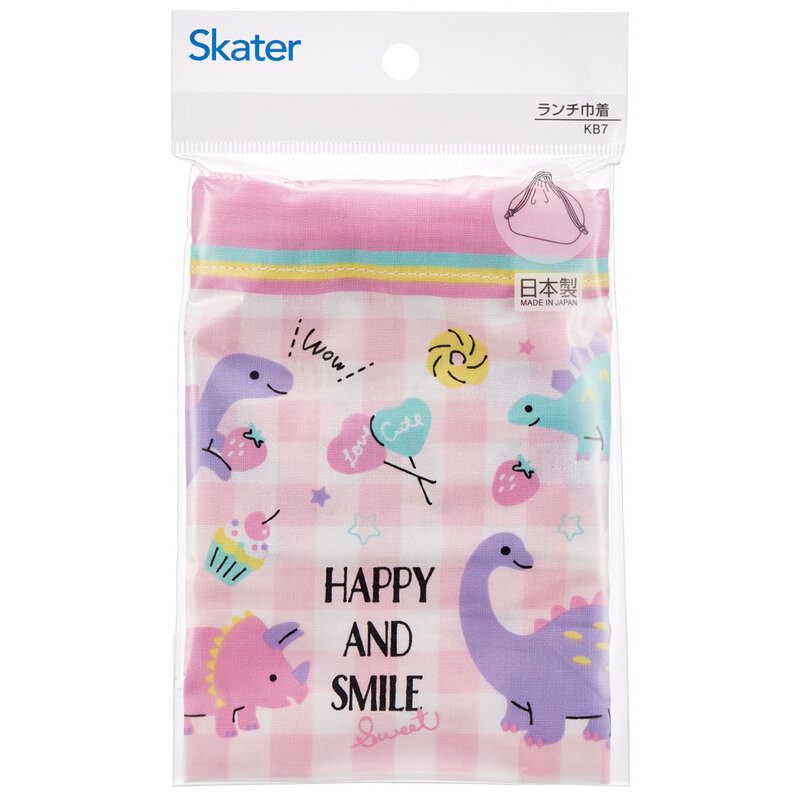 스케이터 HAPPY AND SMILE 캐릭터 도시락 주머니 KB7 - 주방·식기 - 하카타몰
