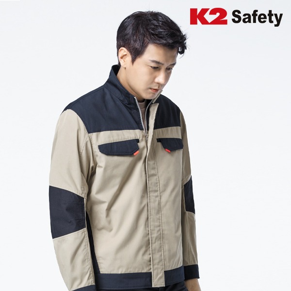 K2 세이프티 작업복 상의 봄 근무복 사계절 노가다 바지 159R - 상품 이미지