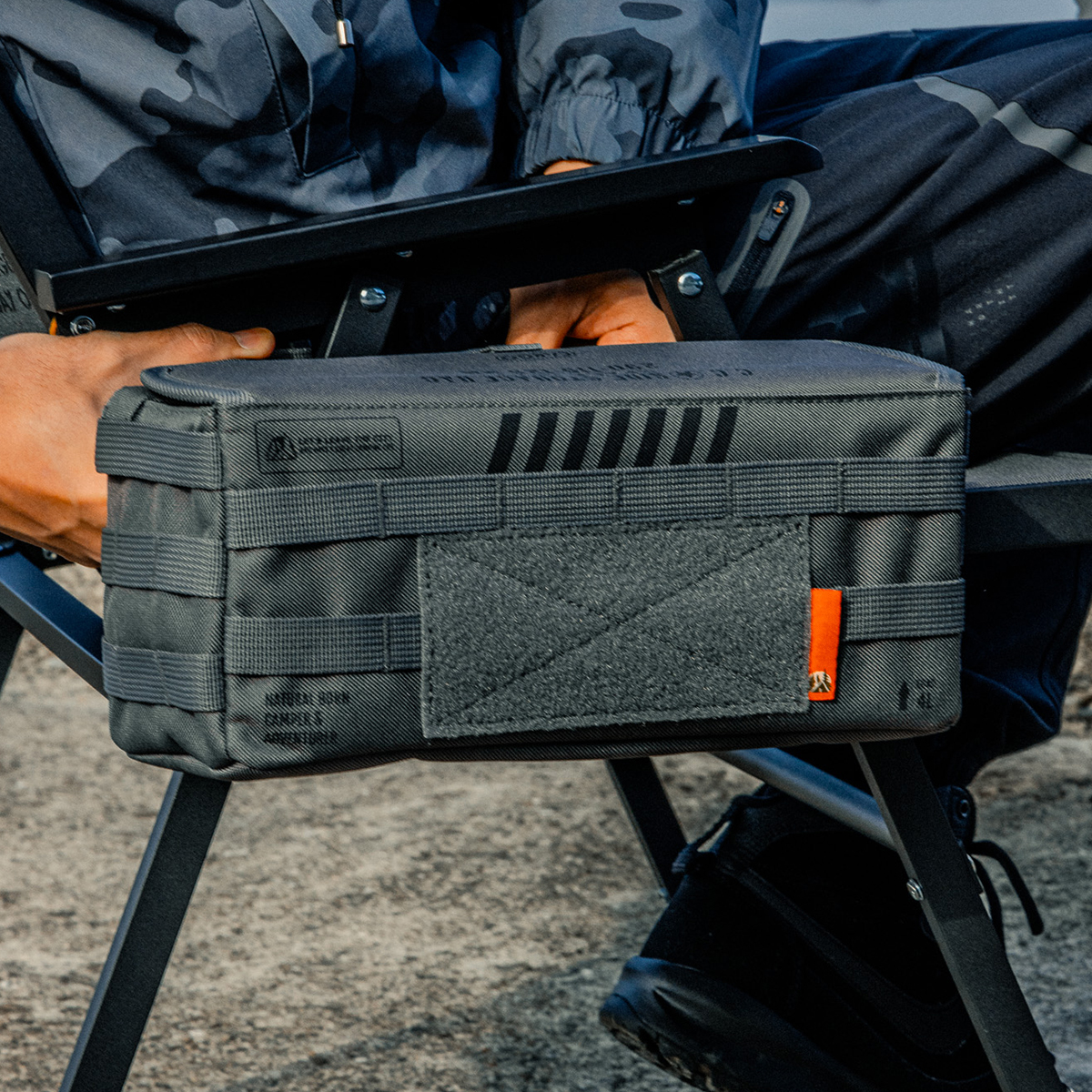 카고컨테이너 사이드 스토리지 백 코지 체어 캠핑 의자 거치대 수납 다용도 가방