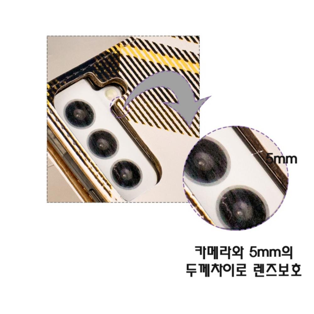 아젠다 플립형 카드 지갑 케이스 비올레타, 갤럭시 퀀텀2 이미지 7