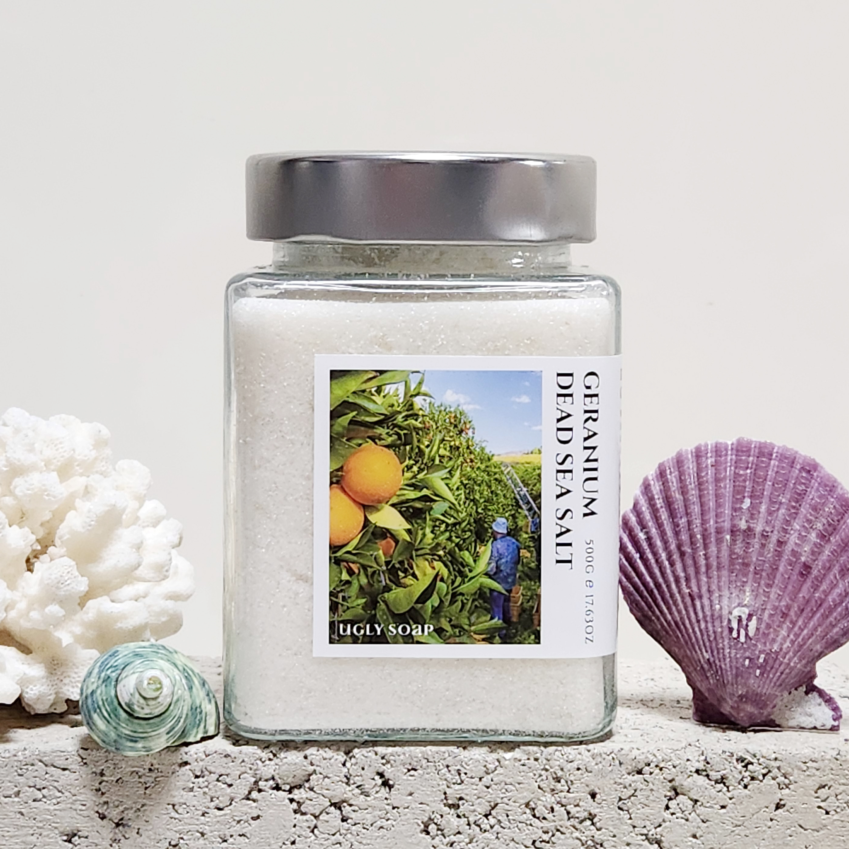 [시트러스향] 피부 장벽 케어 99.9% 사해 소금 500g